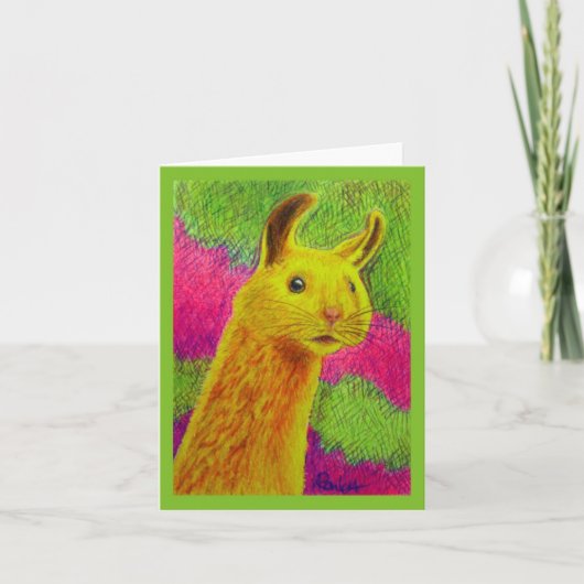 HamLlama Note Card Karte (Vorderseite)