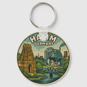 Hamm Deutschland Elefantenkunst Schlüsselanhänger