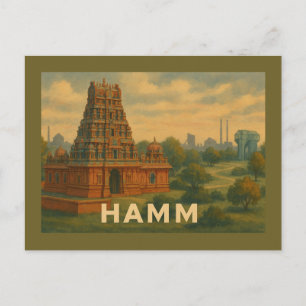 Hamm Deutschland Stadt Kunst Postkarte