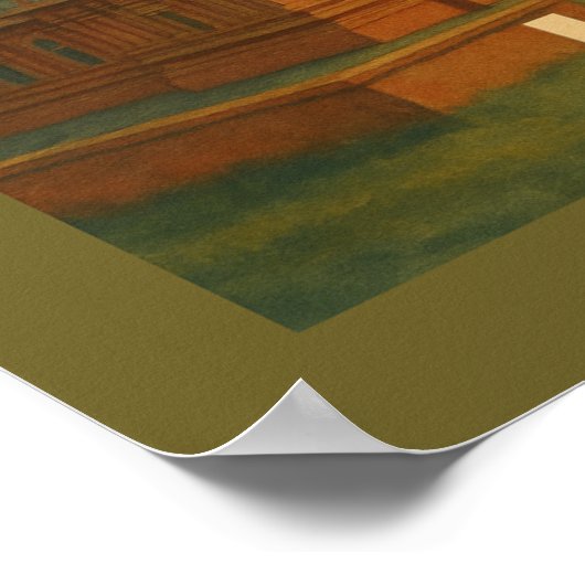 Hamm Germany City Art Poster (Ecke)