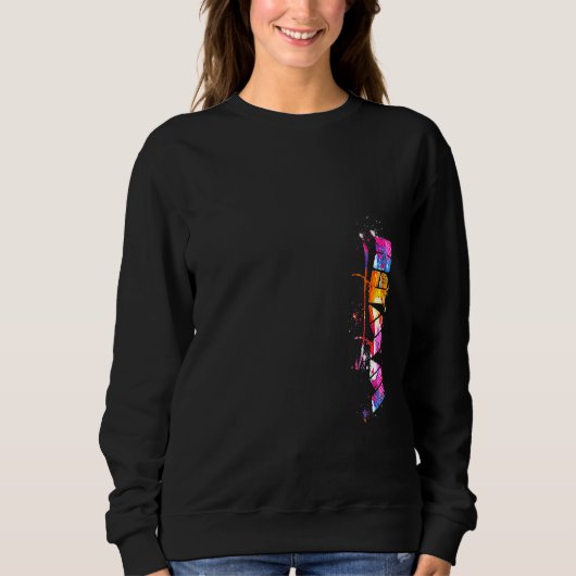 Hamm Lettern Watercolor Hamm Sweatshirt (Vorderseite)