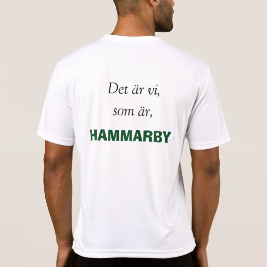 Hammarby T-Shirt (Rückseite)