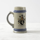 Hammel Familienwappen Bierglas (Links)