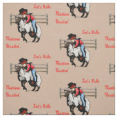 Hammelfleisch Bustin Cowboy-Rodeo-Druck-Gewebe Stoff (Muster)