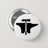 Hammer Amboss anvil Button (Vorne & Hinten)