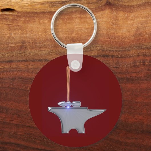 Hammer Amboss Anvil Schlüsselanhänger (Vorderseite)