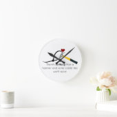 Hammer and zap-strap runde wanduhr (Zuhause)