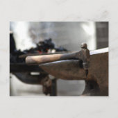 Hammer auf Anvil Postkarte (Vorderseite)