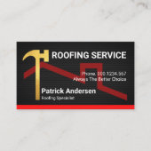 Hämmer auf Draht-Mesh-Gebäude Visitenkarte (Vorderseite)