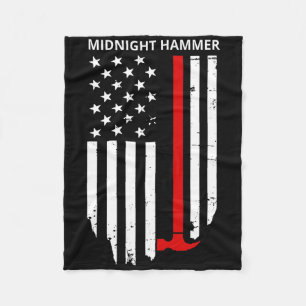 Hammer B-2 Stealth Jet Operation Usa Flag Fleecedecke