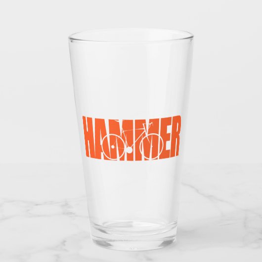 Hammer Cycling Glas (Vorderseite)