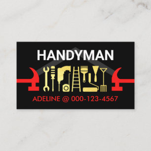 Hammer-Dach-Handwerker-Reparatur-Alles-Instandsetz Visitenkarte