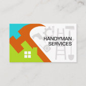 Hammer-Dachterrasse mit hellen Farben Visitenkarte (Vorderseite)