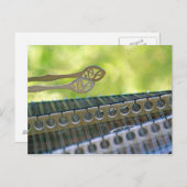 Hammer Dulcimer Mallets Postkarte (Vorne/Hinten)