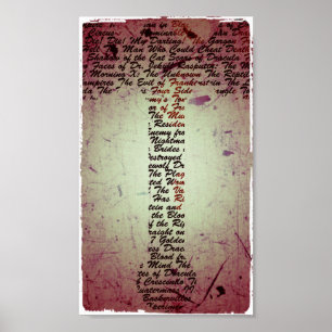 Hammer-Film-Hammer-Plakat ist rot, schwarz, Sepia Poster