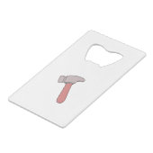 Hammer Geldbeutel Flaschenöffner (Rückseite Schrägansicht)