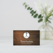 Hammer Holzschnitzerbau Visitenkarte (Stehend Vorderseite)