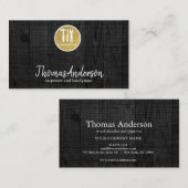 Hammer Holzschnitzerbau Visitenkarte (Vorne/Hinten)