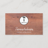 Hammer Holzschnitzerbau Visitenkarte (Vorderseite)