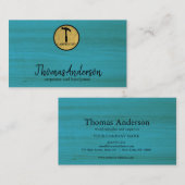 Hammer Holzschnitzerbau Visitenkarte (Vorne/Hinten)