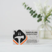 Hammer-House-Logo | Beton Terminkarte (Stehend Vorderseite)