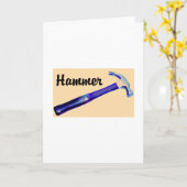 Hammer Karte (Gelbe Blume)