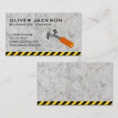 Hammer-Logo | Beton | Vorsicht Visitenkarte (Vorne/Hinten)