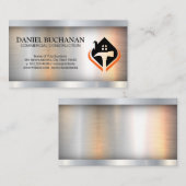 Hammer Metallic Industrial Visitenkarte (Vorne/Hinten)