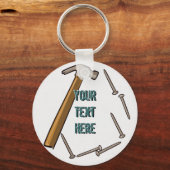 Hammer & Nails Schlüsselanhänger (Vorderseite)