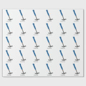 Hammer Pulling Nails Geschenkpapier (Flach)