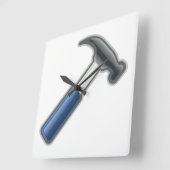 Hammer Quadratische Wanduhr (Winkel)