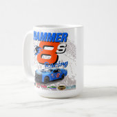 Hammer Racing Tasse (Vorderseite Links)