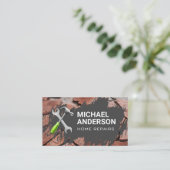 Hammer | Schraubenschlüssel | Festlegen Visitenkarte (Stehend Vorderseite)