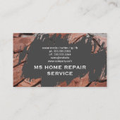 Hammer | Schraubenschlüssel | Festlegen Visitenkarte (Rückseite)