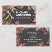 Hammer | Schraubenschlüssel | Festlegen Visitenkarte (Vorne/Hinten)