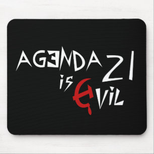 Hammer Sickle Agenda 21 ist das Böse Mousepad