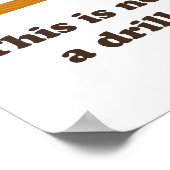 Hammer This Is Not A Drill  Poster (Ecke)