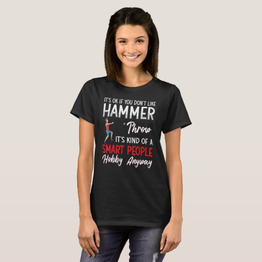 Hammer Throwing Track And Field Ball Thrower Train T-Shirt (Vorne ganz)