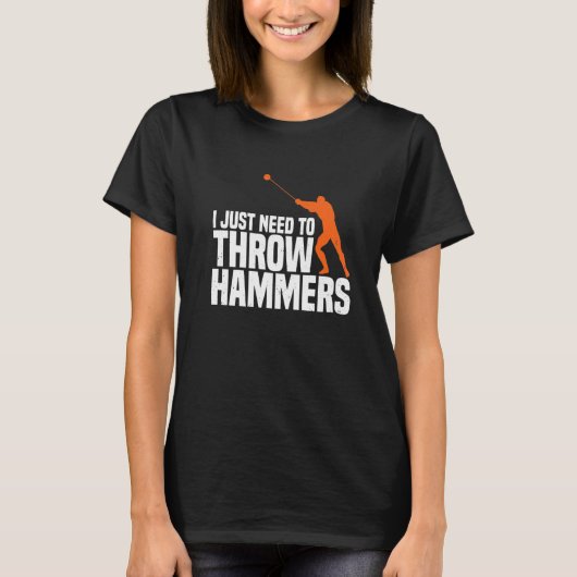 Hammer-Throwing-Turbinenfeld T-Shirt (Vorderseite)