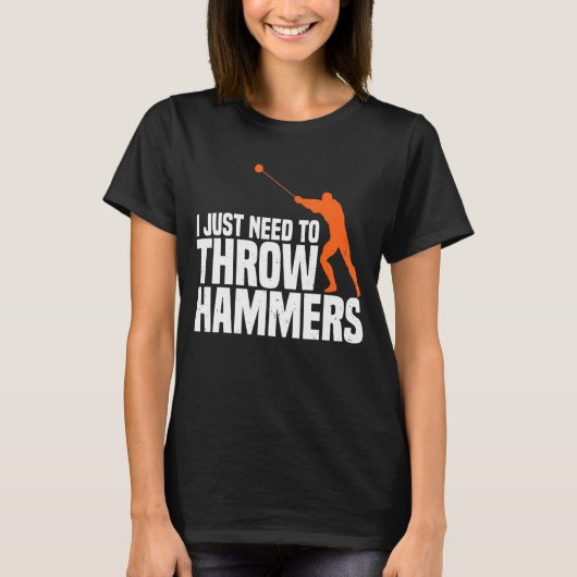 Hammer-Throwing-Turbinenfeld T-Shirt (Vorderseite)