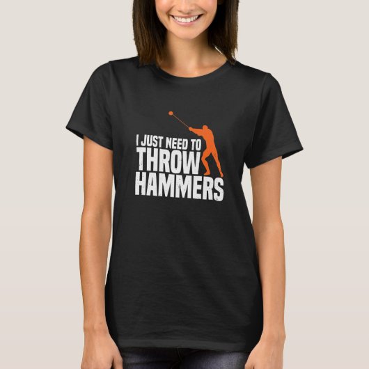 Hammer-Throwing-Turbinenfeld T-Shirt (Vorderseite)