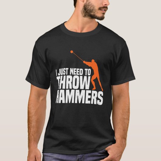 Hammer-Throwing-Turbinenfeld T-Shirt (Vorderseite)