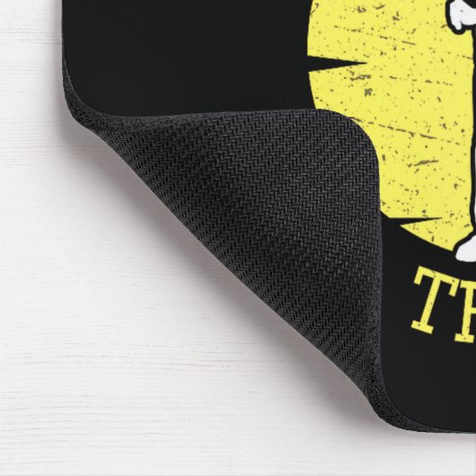 Hammer Time All The Time Funny Construction Manage Mousepad (Ecke)