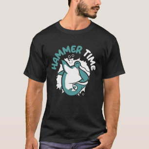 Hammer Time Shark Animal Lover Meeresbiologe T-Shirt