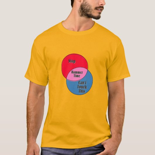 Hammer Time Stopp Kann dieses Venendiagramm nicht T-Shirt (Vorderseite)