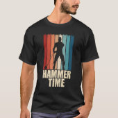 Hammer Time Throw Throw Track Field App T-Shirt (Vorderseite)