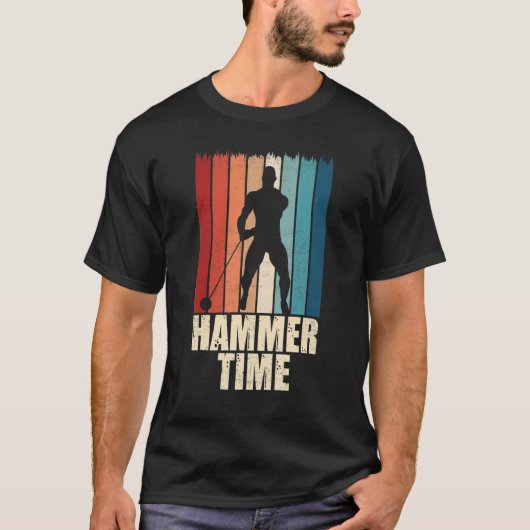 Hammer Time Throwing Throw Thrower Track Field App T-Shirt (Vorderseite)