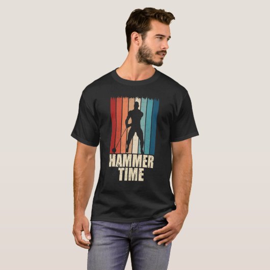 Hammer Time Throwing Throw Thrower Track Field App T-Shirt (Vorne ganz)