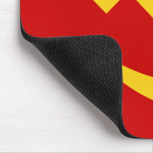 Hammer u. Sichel (gelbes) mousepad (Ecke)