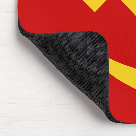 Hammer u. Sichel (gelbes) mousepad (Ecke)